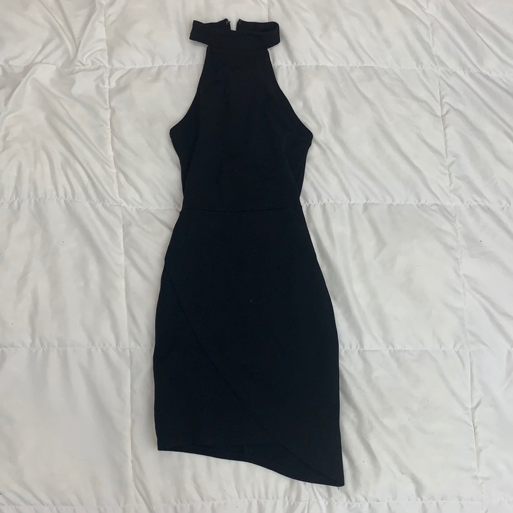 Halter Neck Little Black Dress